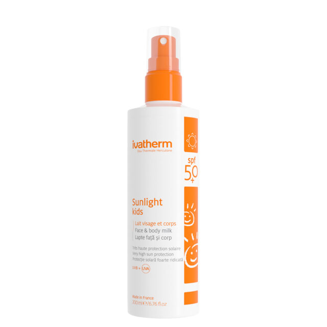 Sunlight Lapte protectie solara fata i corp pentru copii SPF